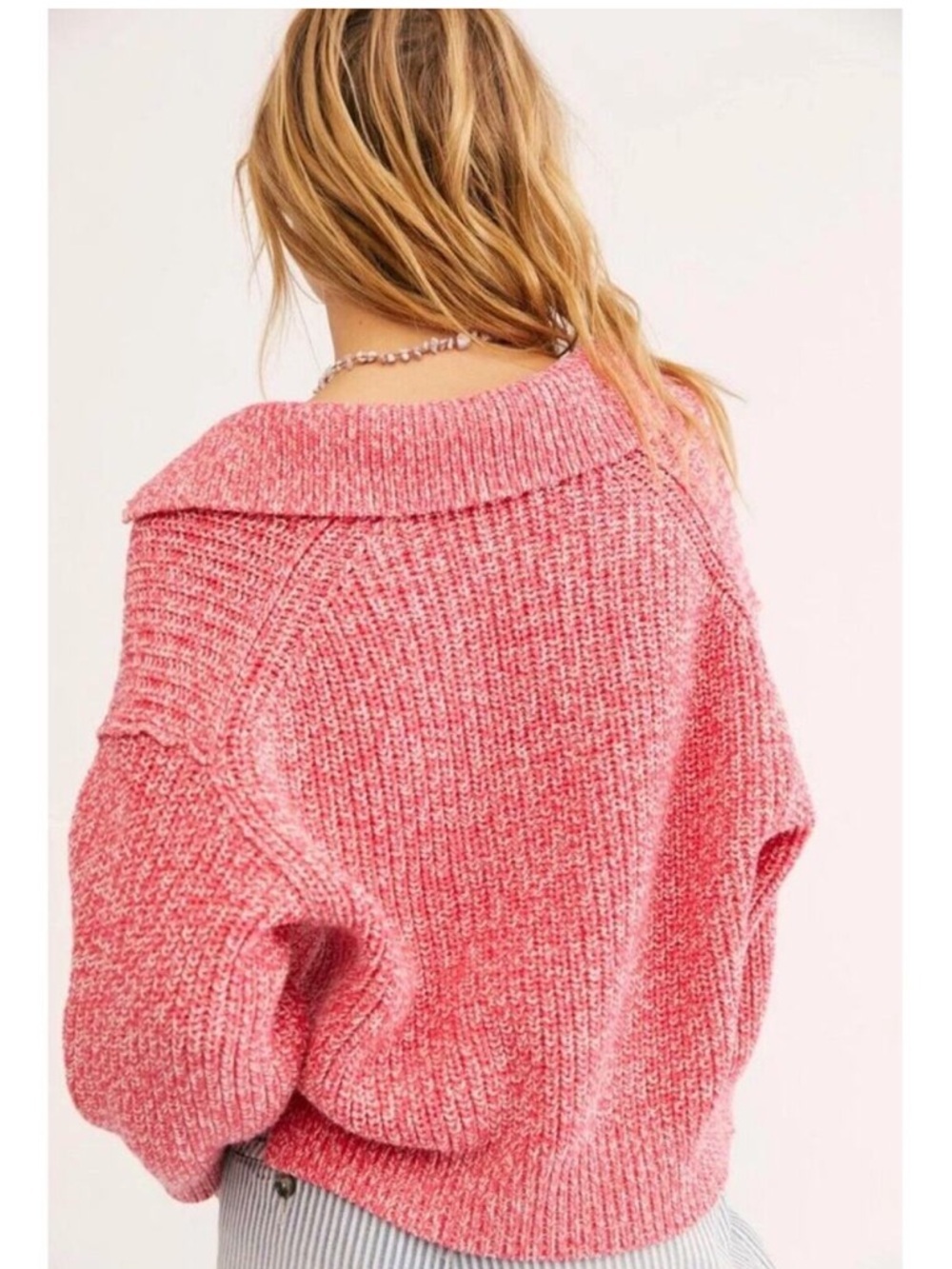 Free People Love This City Cropped Sweater Size XS - Picture 2 of 9